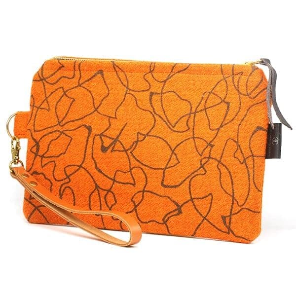 Orange Clutch Bag