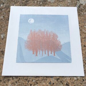 Anna Harley Blue Moon II unframed mini print2