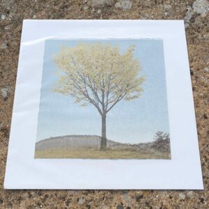 Anna Harley Gold Leaf II unframed mini print2