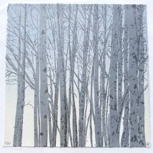 Anna Harley Silver Birch unframed mini print