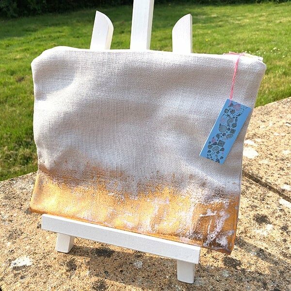 Clare Walsh Gold Foil Bag