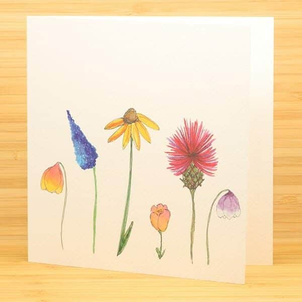 Wild Flowers card