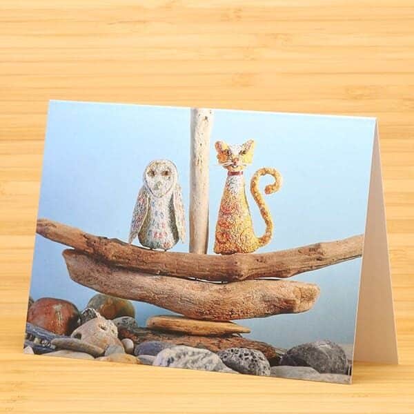 Owl & Pussycat card