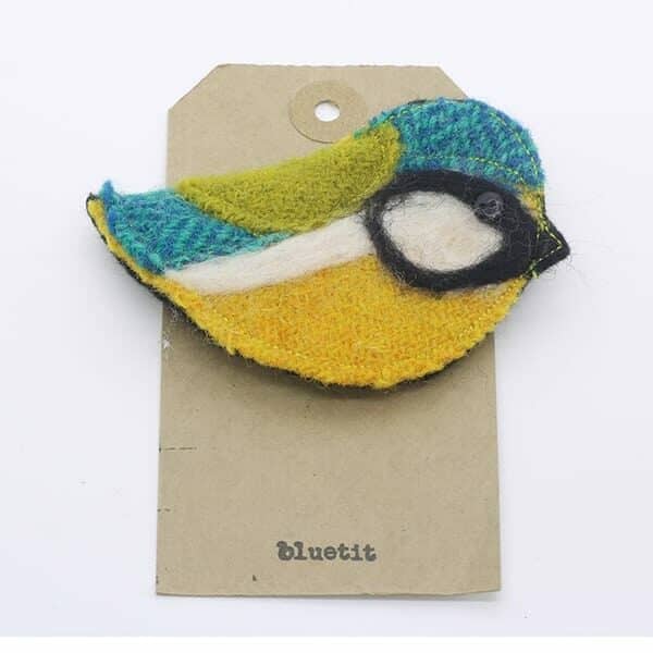 Katfish Bluetit Brooch