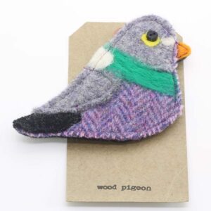 Katfish Wood Pigeon Brooch