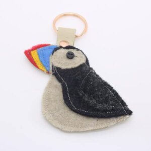 Katfish Puffin Keyring