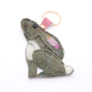 Katfish Moongazing Hare Keyring