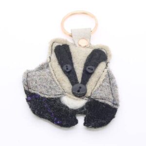 Katfish Badger Keyring