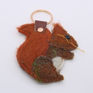 Katfish Red Squirrel Keyring