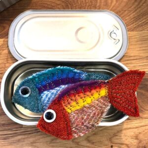 Katfish fish brooches