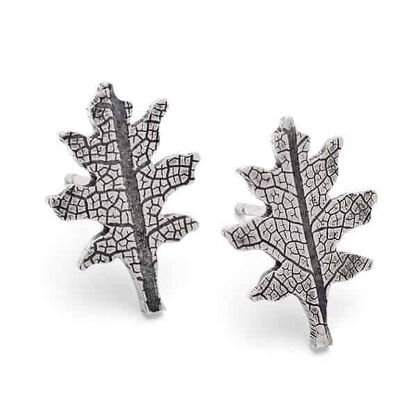 Emma Lavery Oak Leaf Studs