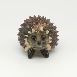 Glass Hedgehog Sculpture