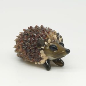 Glass Hedgehog Sculpture