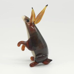 Glass Hare Sculpture