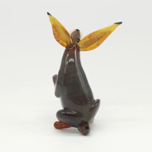 Glass Hare Sculpture