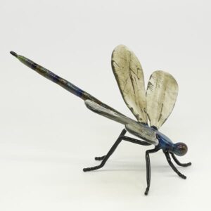 Glass Dragonfly Sculpture