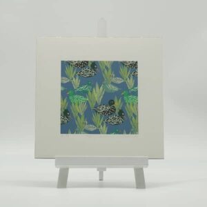 Lisa Saunders - Small Giclee Print -
  Happy Swimmers print (LSA-SGP-004)