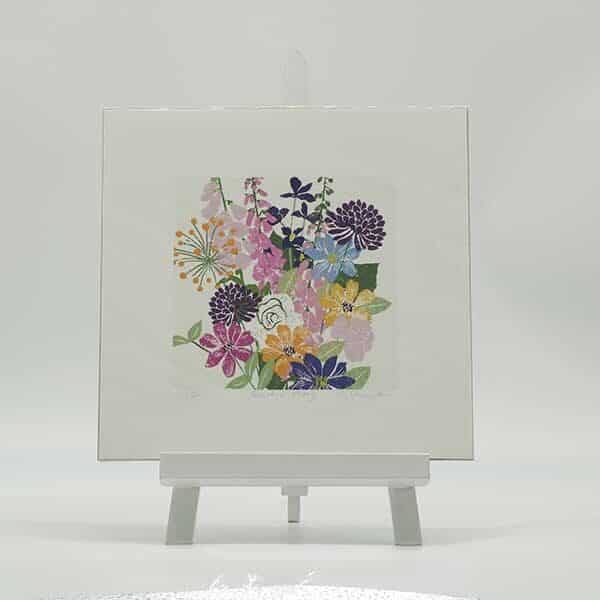 Lisa Saunders - Small Giclee Print -
  Garden Posey print (LSA-SGP-008)