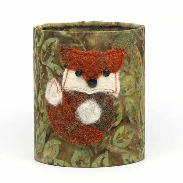 Katfish Designs - Textile Lantern - Fox lantern (KFD-TLA-003)