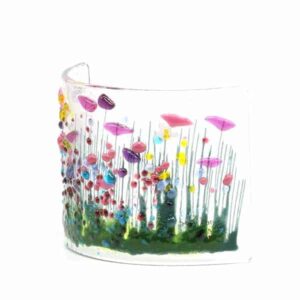 Glass Curve - Pam Peters Glass Wildflower (multi) curve (PPD-GCU-001B)