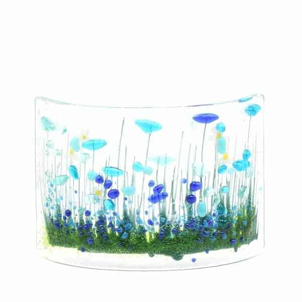 Glass Curve - Pam Peters Glass Cornflower (blue) curve (PPD-GCU-002)