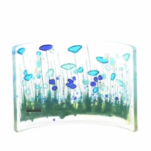 Glass Curve - Pam Peters Glass Cornflower (blue) curve (PPD-GCU-002C)