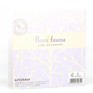 Printed Card - Purple Star Tree
  (LSA-PCA-026A)