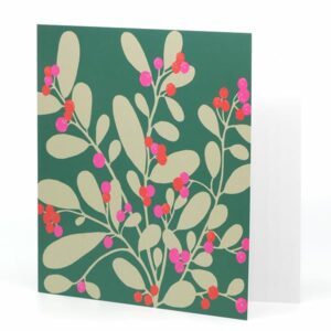 Printed Card - Red & Pink Berries (LSA-PCA-027)