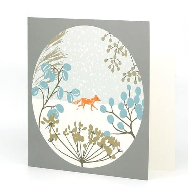 Printed Card - Christmas Fox
  (LSA-PCA-028)