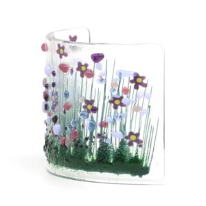 Glass Curve - Pam Peters Glass Violet (purple) curve (PPD-GCU-005A)