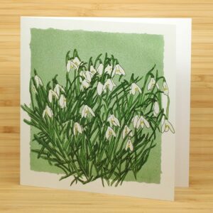 Anna Harley - Printed Card - Anna Harley Snowdrops card (AHA-PCA-022)