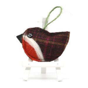 Katfish Designs - Textile Hanging Decoration - Robin Hanging Decoration (KFD-THD-004A)