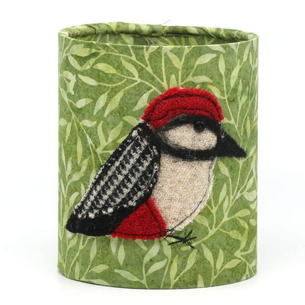 Katfish Designs - Textile Lantern - Woodpecker lantern (KFD-TLA-005)