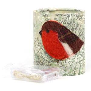 Katfish Designs - Textile Lantern - Robin lantern (KFD-TLA-007A)