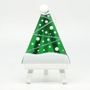 Bee Happy Glass - Glass Hanging Decoration - Christmas Tree (BHG-GHD-026)