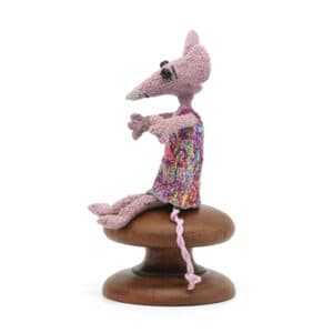 Hilary Kay - Embroidered Mini Sculpture - Mouse (HKA-EMS-014A)