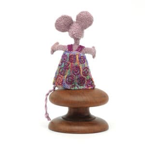 Hilary Kay - Embroidered Mini Sculpture - Mouse (HKA-EMS-014B)