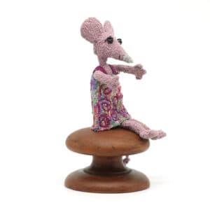 Hilary Kay - Embroidered Mini Sculpture - Mouse (HKA-EMS-014C)