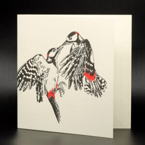 Penguin Ink - Greater Spotted Woodpecker Card (PIN-LCA-028)
