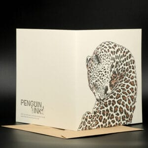 Penguin Ink - Leopard Card (PIN-LCA-030a)