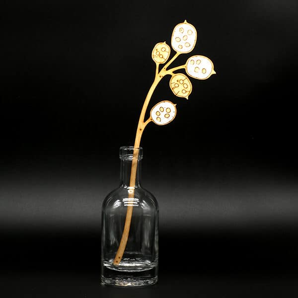 Laser Cut Stem - Natty Deco Honesty/Luminaria stem (NDE-LCS-002)