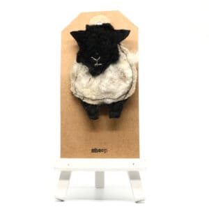 Katfish Designs - Textile Brooch - Black Sheep Brooch (KFD-TBR-023)