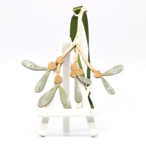 Laser Cut Decoration - Natty Deco Mistletoe decoration (NDE-LCD-008A)