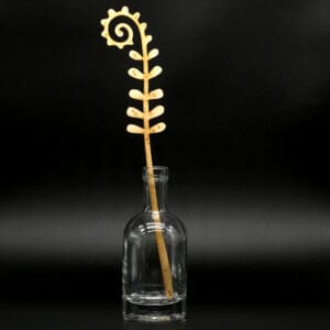 Laser Cut Stem - Natty Deco Fern stem (NDE-LCS-012)