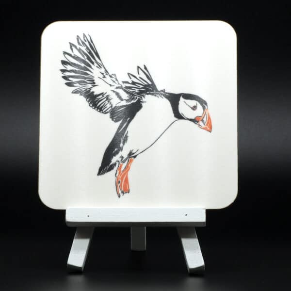 Penguin Ink - Coaster - Penguin Ink Puffin Landing coaster (PIN-COA-010)