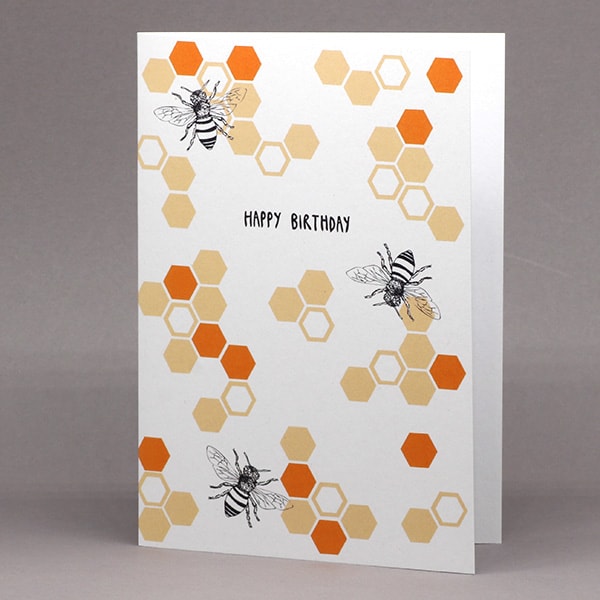 Honey Bee (Happy Birthday) card