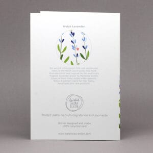 Welsh Lavender 'Just for you' card