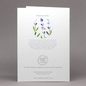 Welsh Lavender 'Thinking of you' card