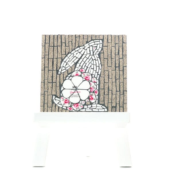 Campbell Mosaics hare plaque