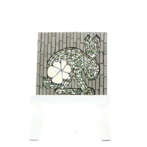 Campbell Mosaics hare plaque